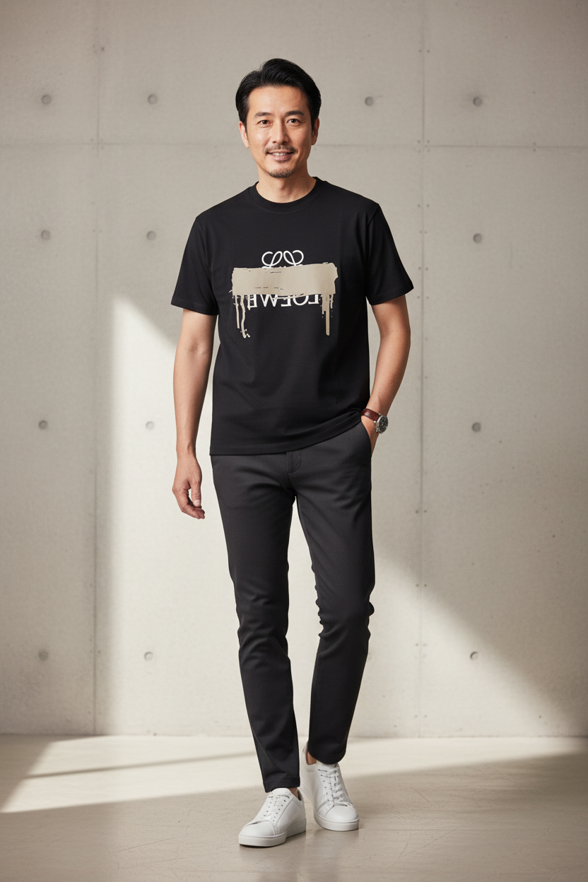 【Unisex】Paint Drip Anagram Tee