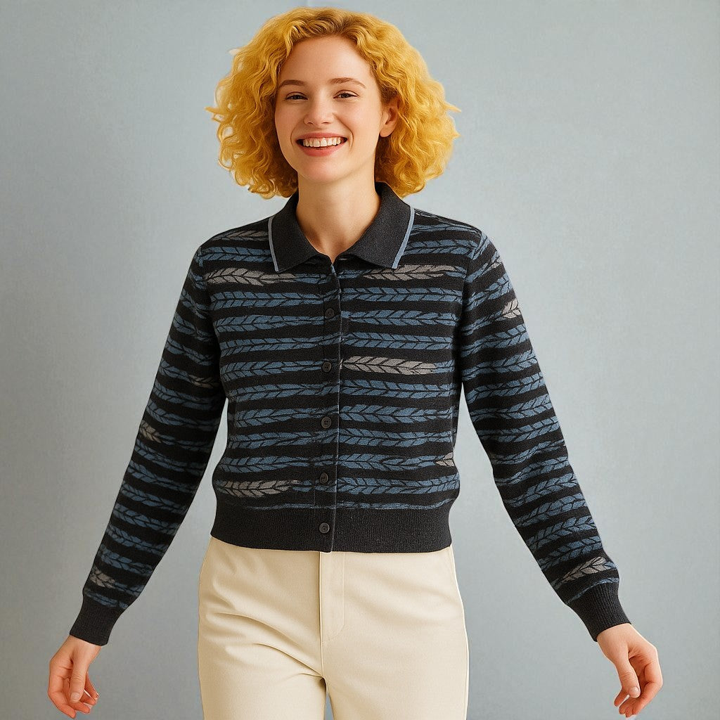 The Shimmering Feather Cardigan
