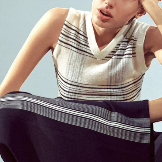 The Subtle Grid Vest