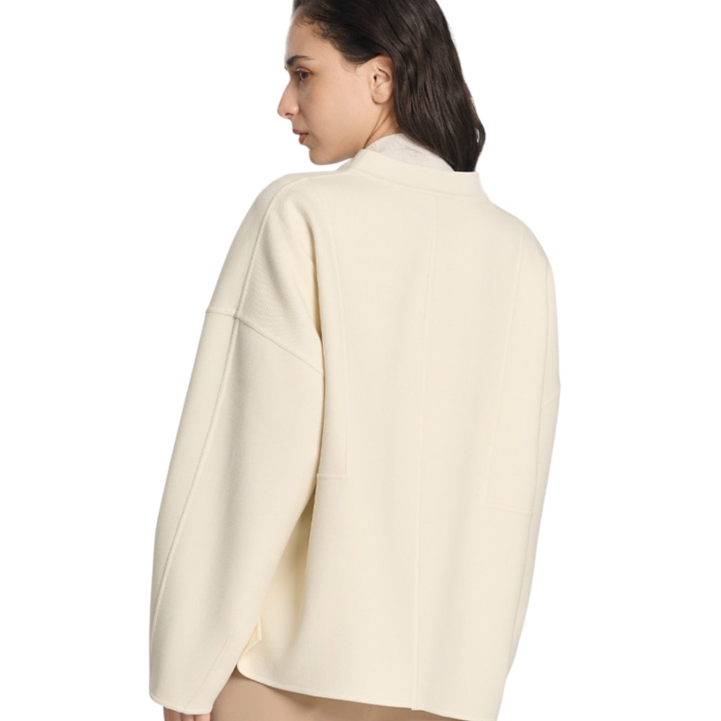 The Sculpted Ivory: Double-Face Wool Harmony