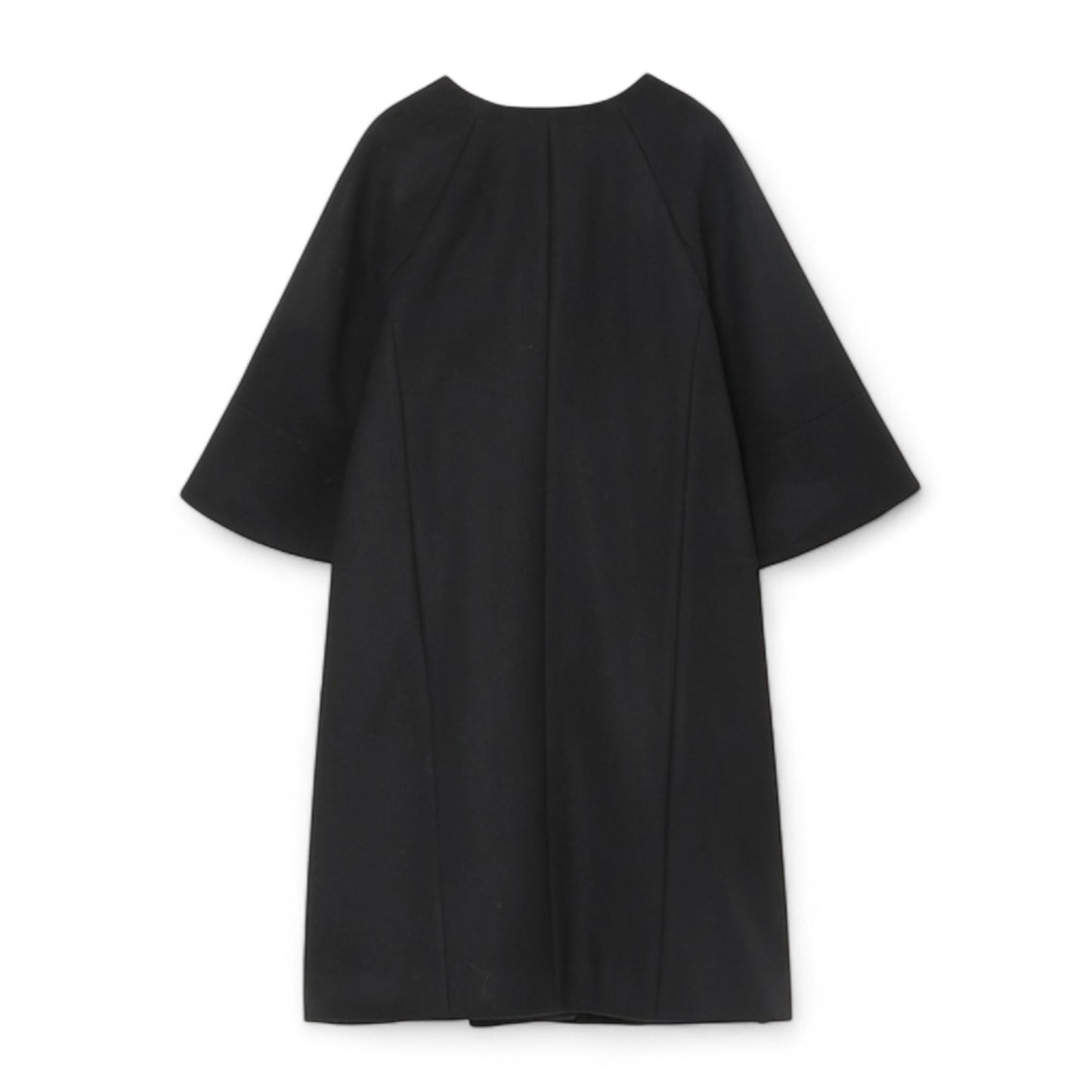 The Midnight Bloom: New England Wool in A-Line Form