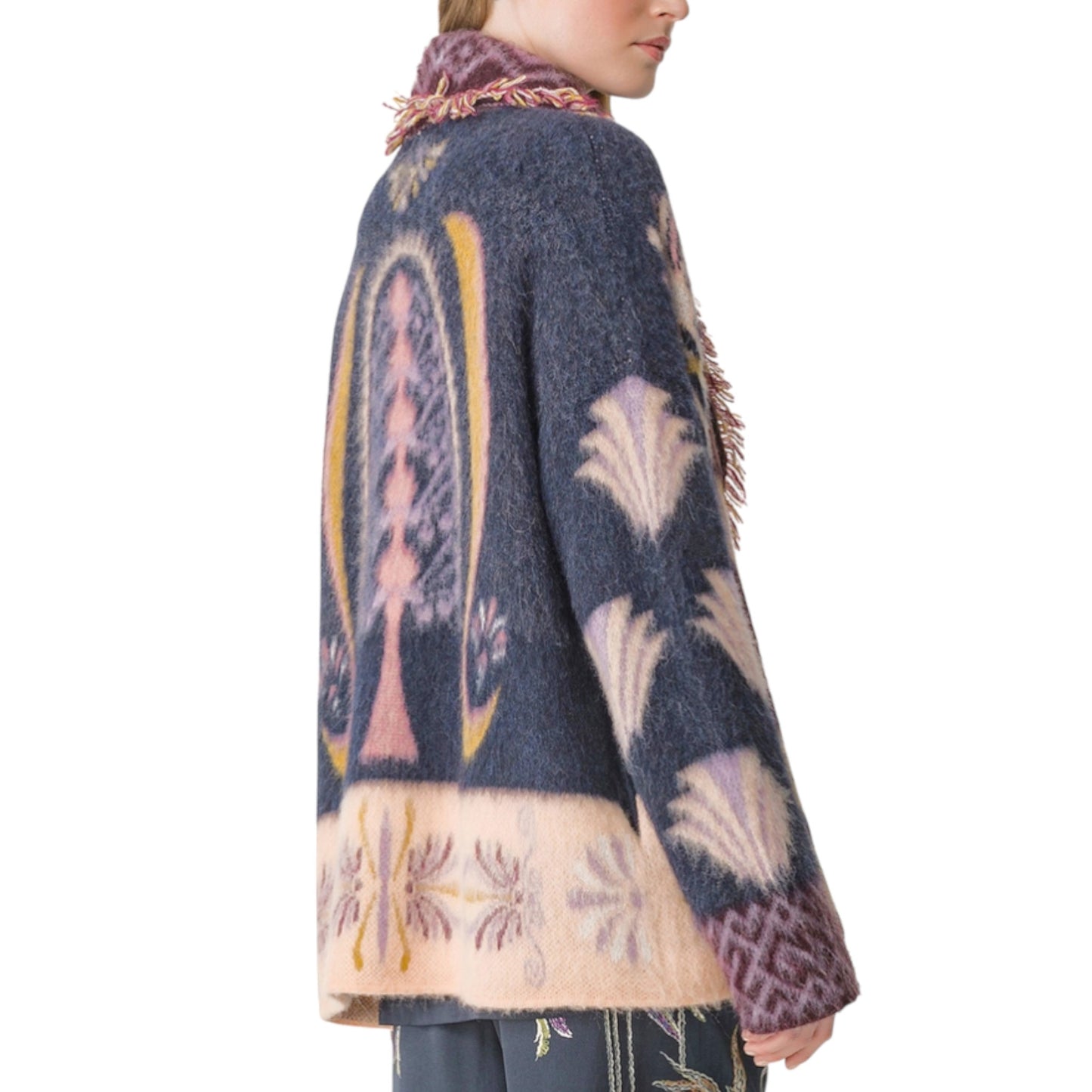 The Midnight Cocoon: Alpaca Dreams in Notte Blue