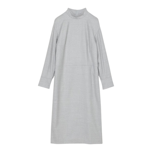 The Saxony Excellence: Structured Wool Midi Dress