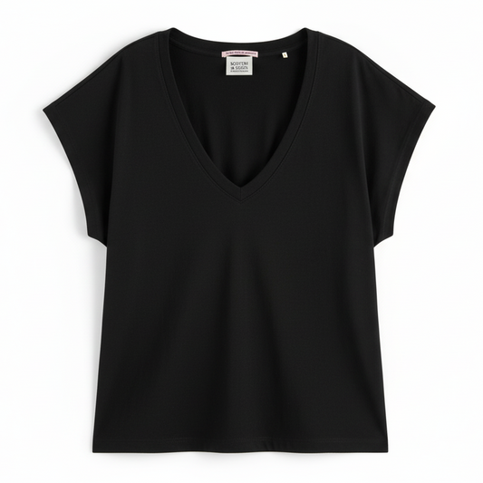 Essential Ease: The Slub V-Neck Muse