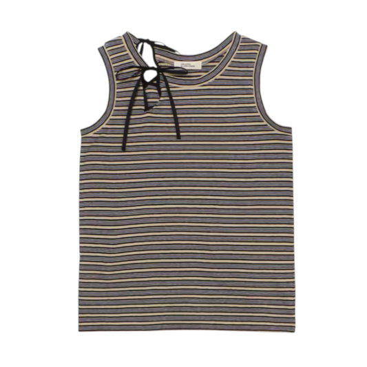 The Art of Ties: Slit Ribbon Tank Top