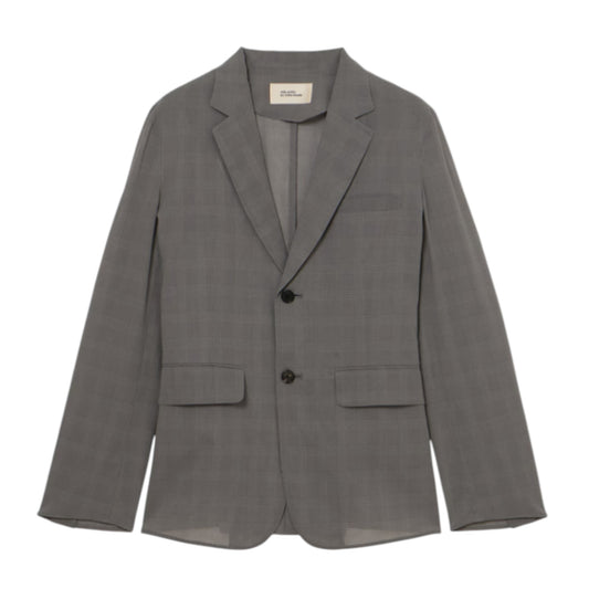 Ethereal Plaid: The Sheer Back-Lace Symphony