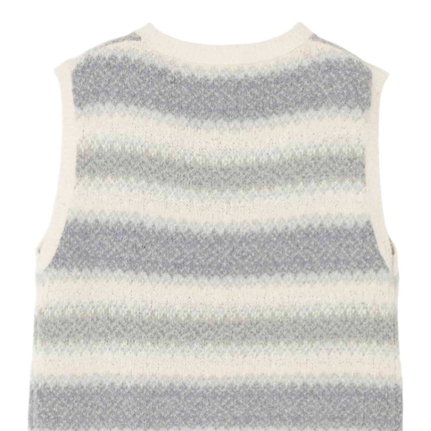 THE ETHEREAL HERITAGE: SILK LINEN FAIR ISLE VEST