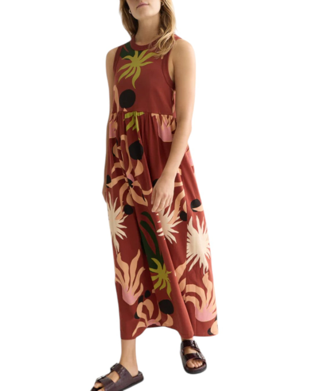DESERT HAWAIIAN REVERIE: THE BURNT HENNA MAXI