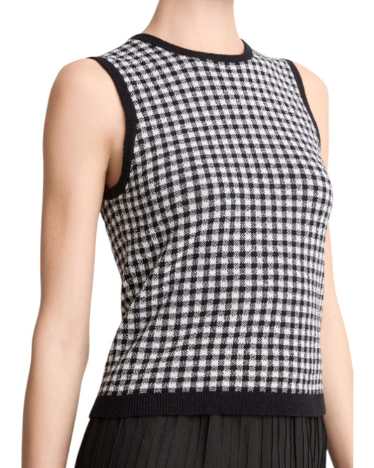 NOSTALGIC CHIC: THE GINGHAM KNIT TANK