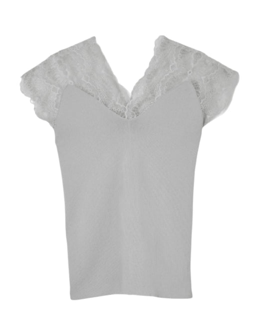 THE LAYERED POETRY: THE ESSENTIAL LACE TOP