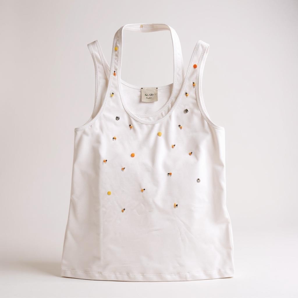 Beaded Whisper Layer Top