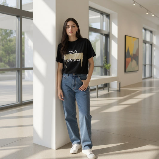 【Unisex】Paint Drip Anagram Tee