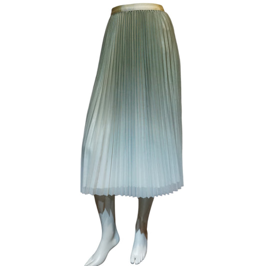 Ombre Pleated Chiffon Skirt
