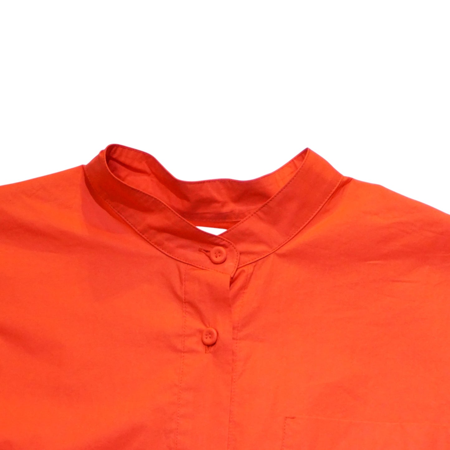 Chromatic Band Collar Blouse