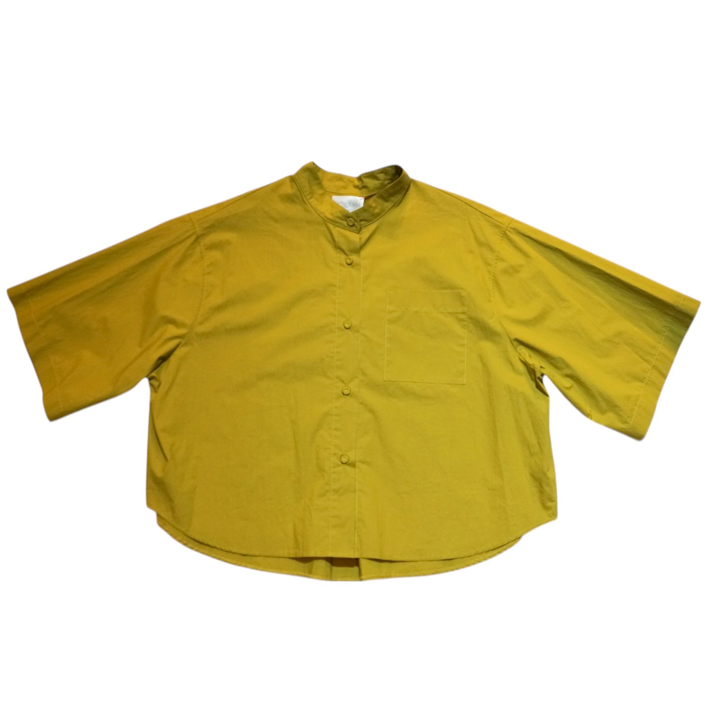 Chromatic Band Collar Blouse