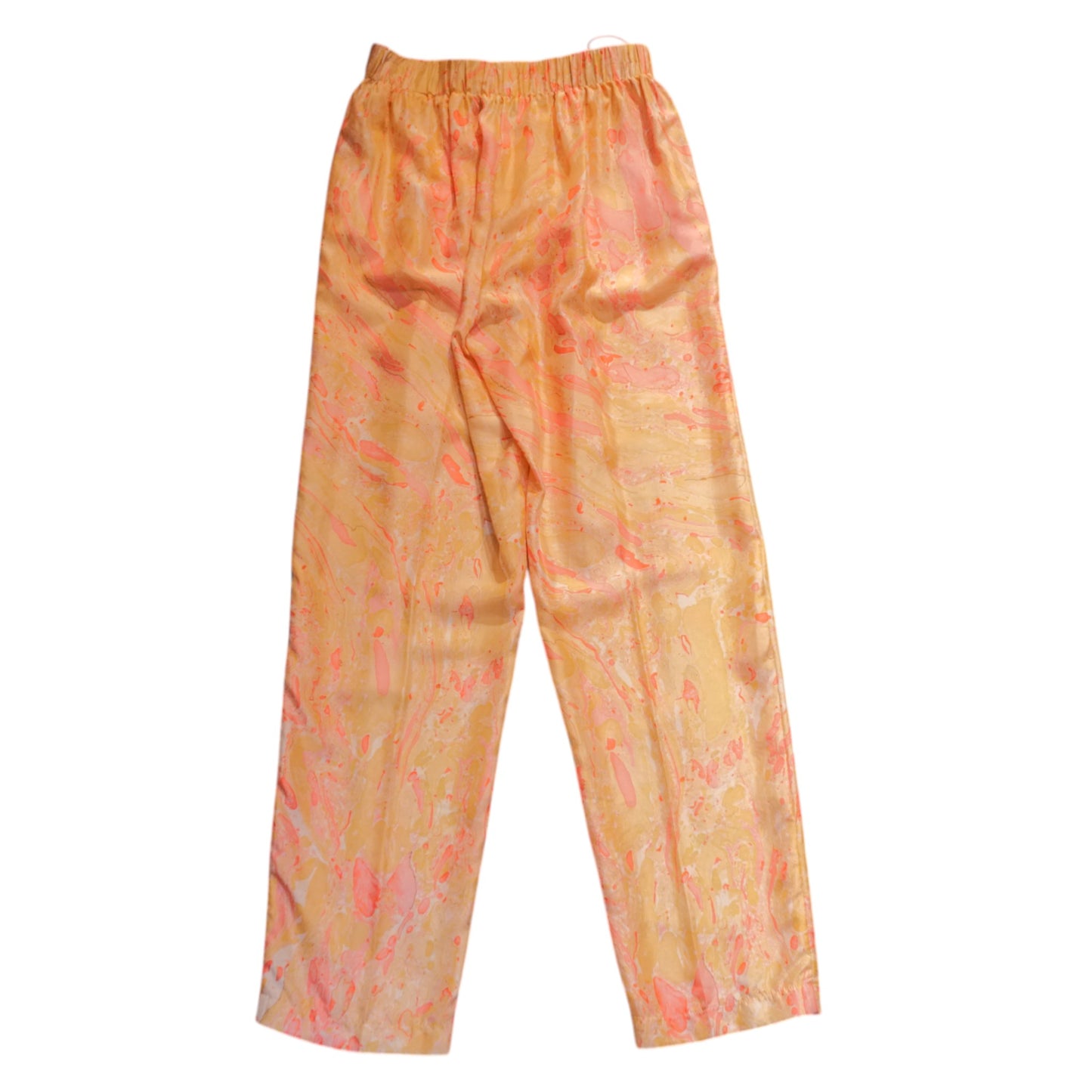 Blushing Canvas Silk Pants