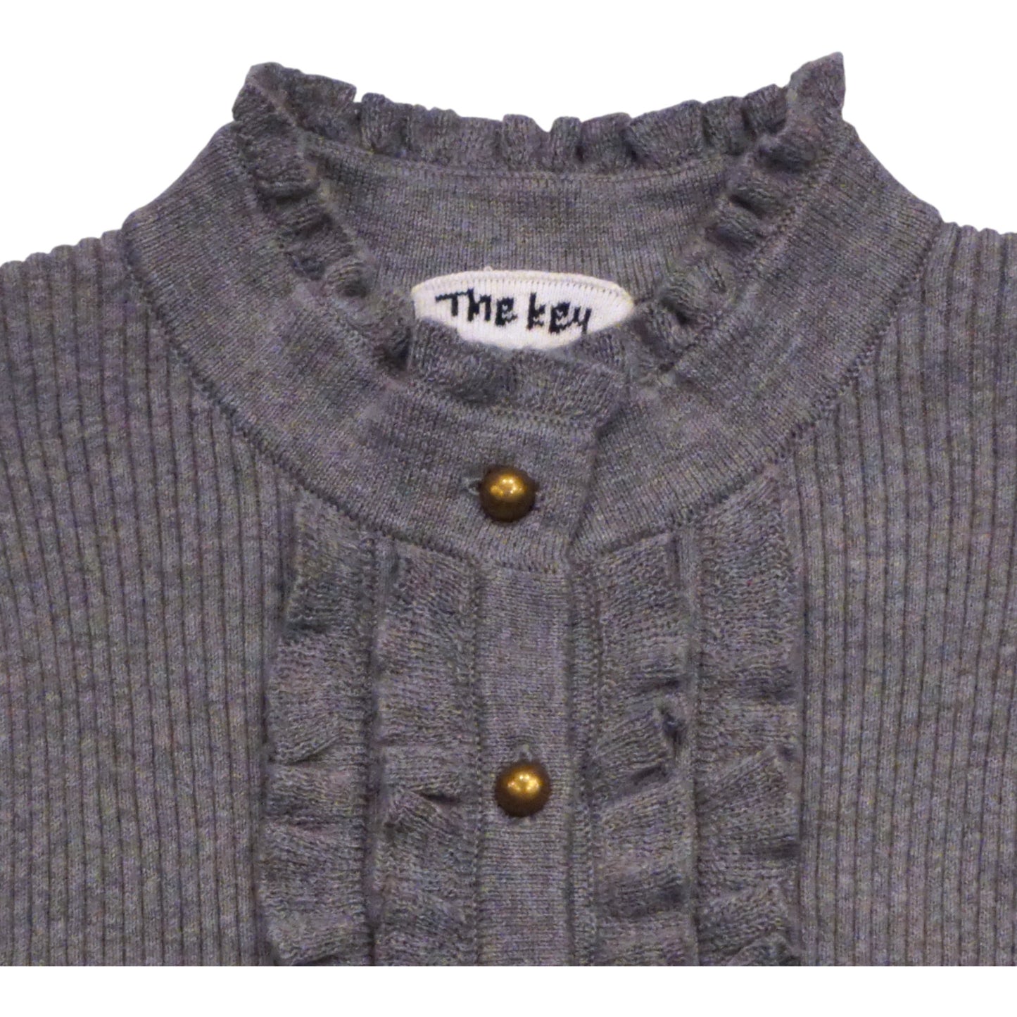 The Ruffled Cashmere-Blend Sweater
