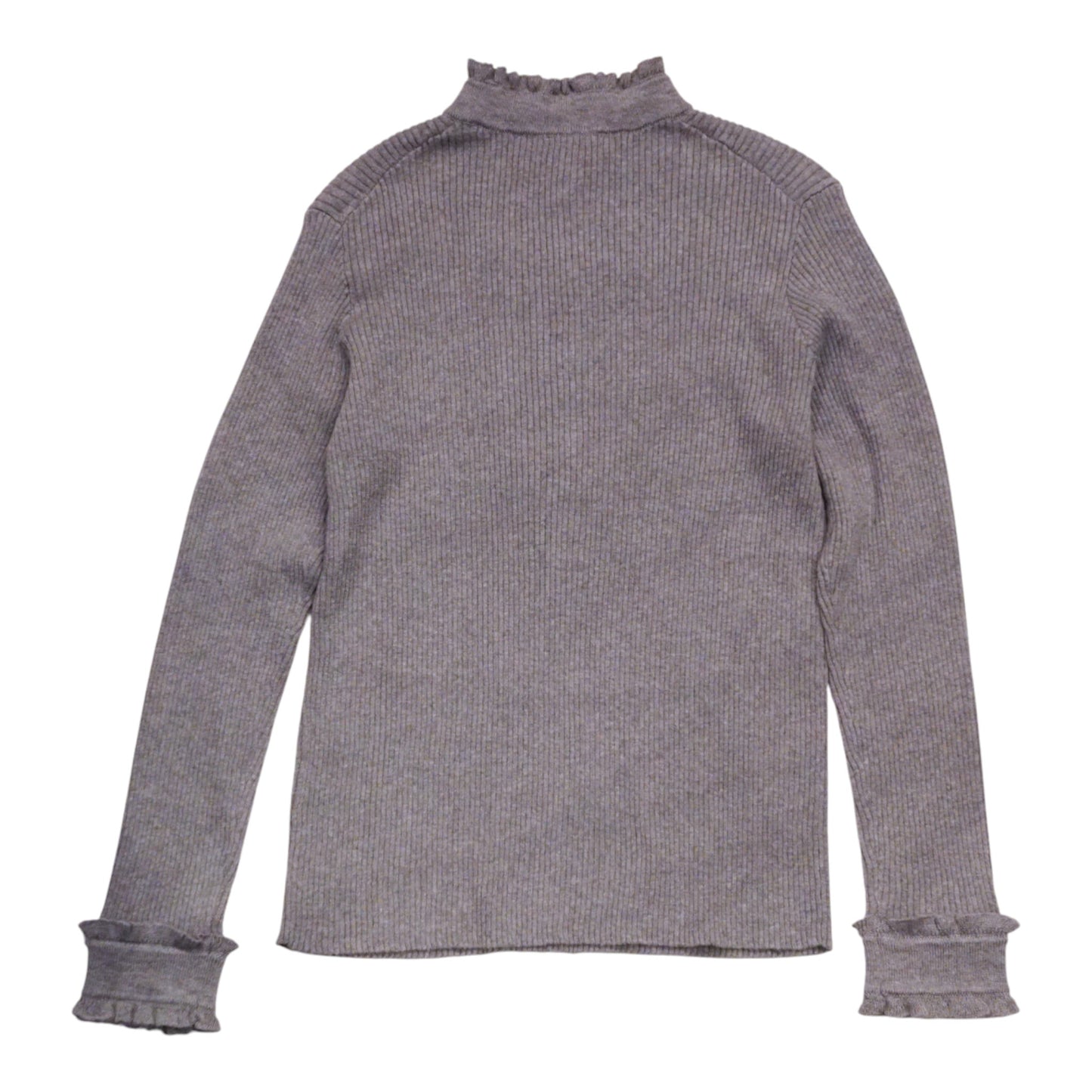 The Ruffled Cashmere-Blend Sweater