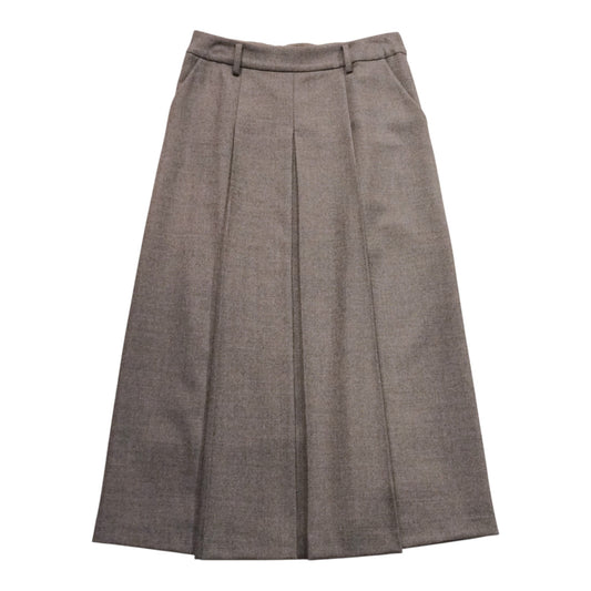 The Forever Pleats: Domestic Wool Cupra Skirt