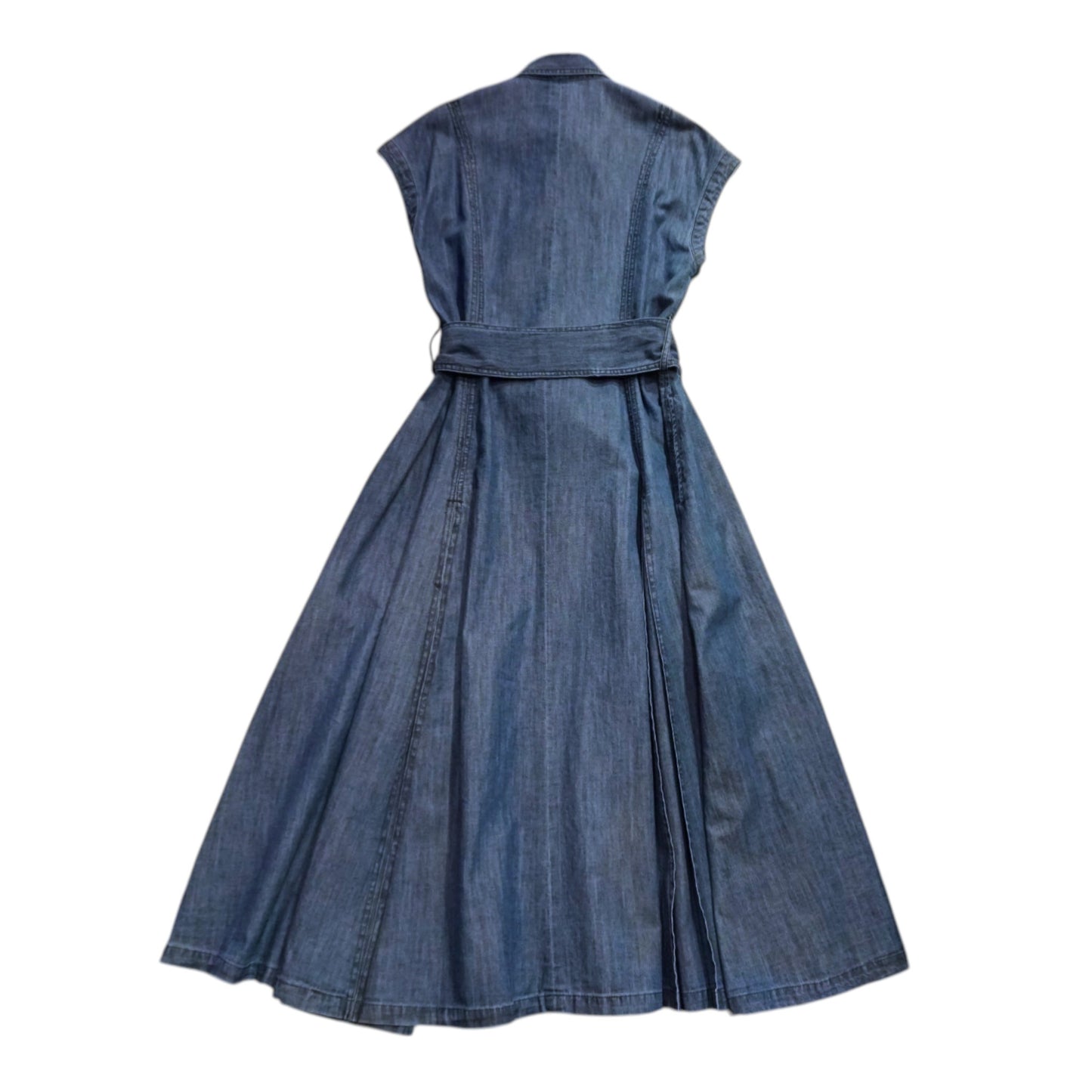 TIMELESS INDIGO: PREMIUM DENIM SHIRT DRESS