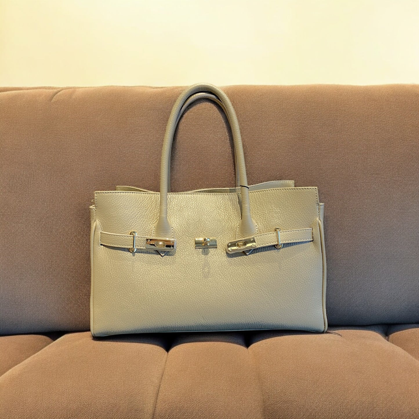 Belted Tote Bag