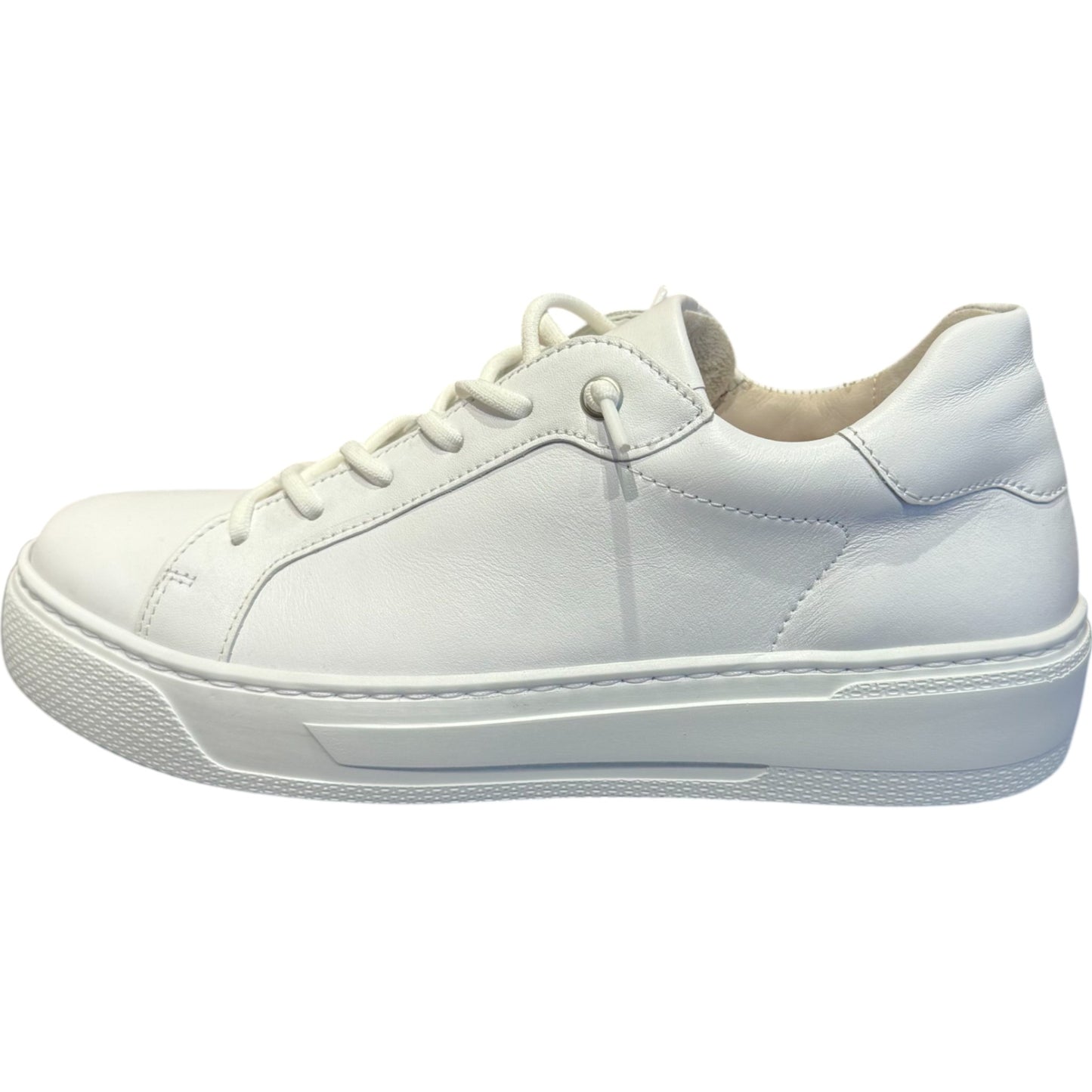 Elastic Cord Platform Sneakers