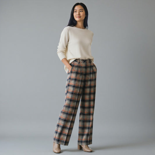 The Yorkshire Legacy: MOON Tweed Wide Pants