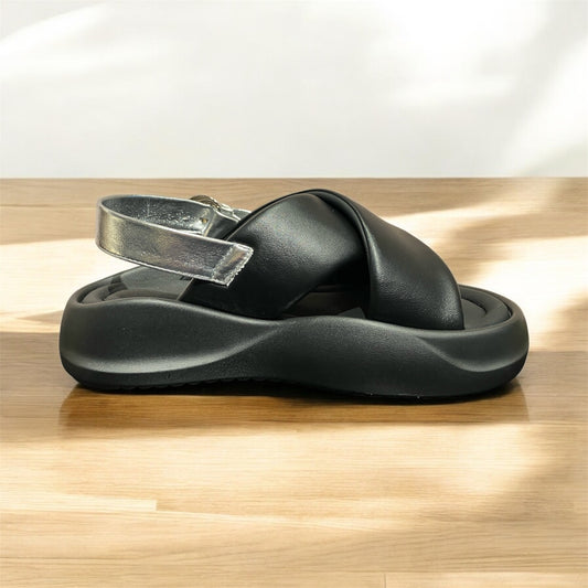 エコレザーサンダル