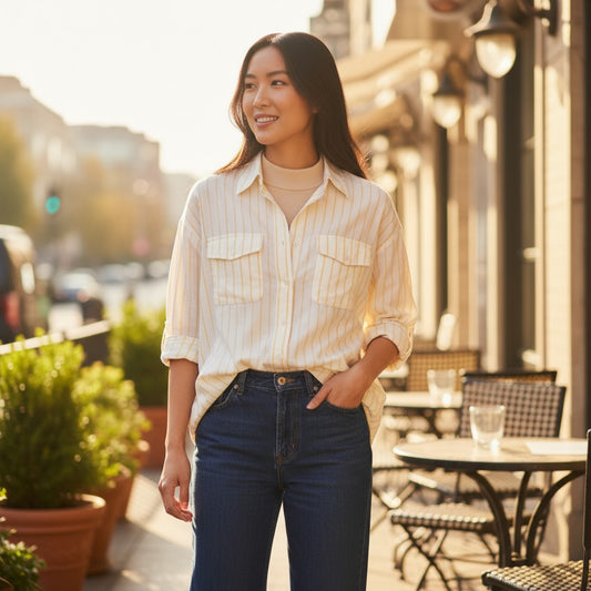 The Effortless Striped Blouse