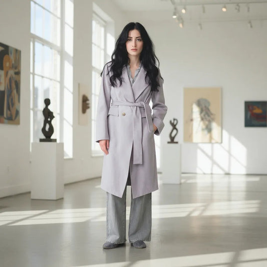 The Misty Lavender Coat