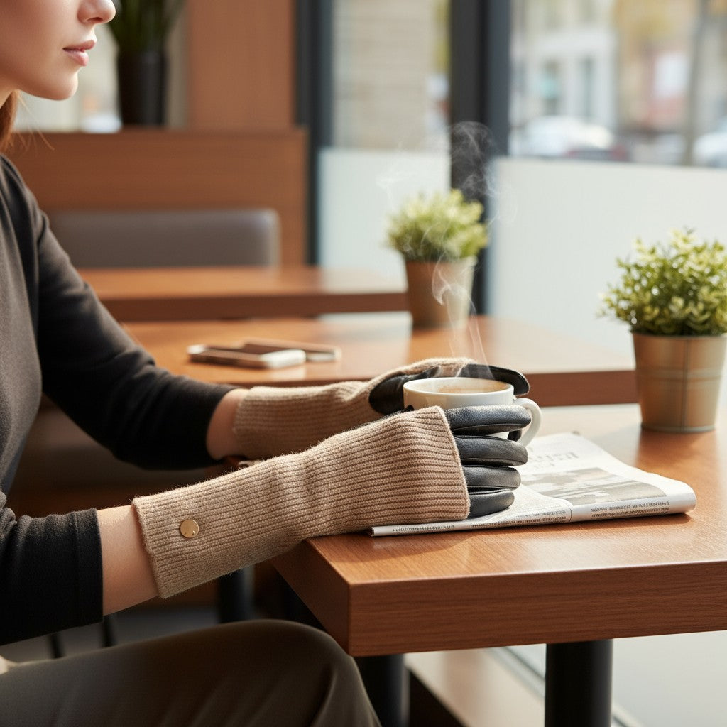 The Elegant Multi-Tasker: FAVEUR ラムレザー 3WAY グローブ