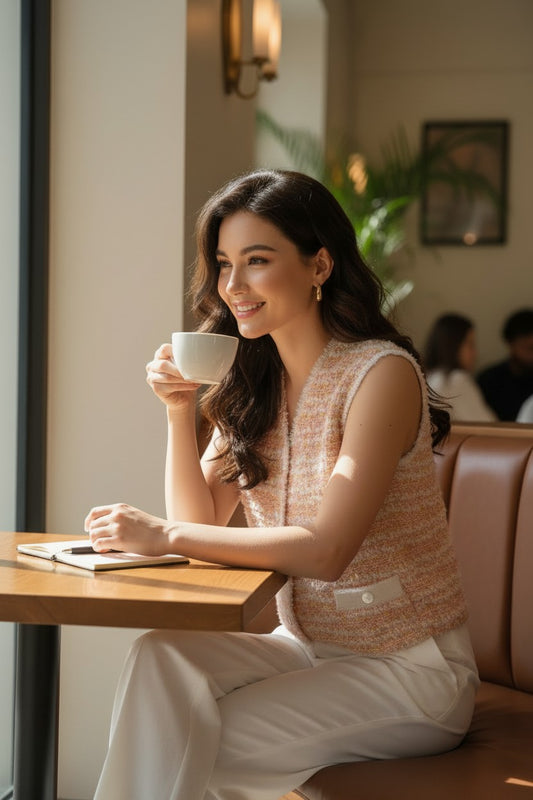 ETHEREAL TEXTURE: THE WASHI-TWEED VEST