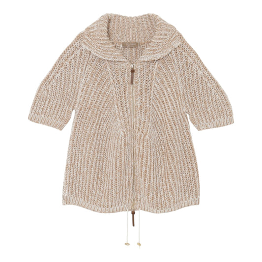 Zip Closure Knitted Jacket