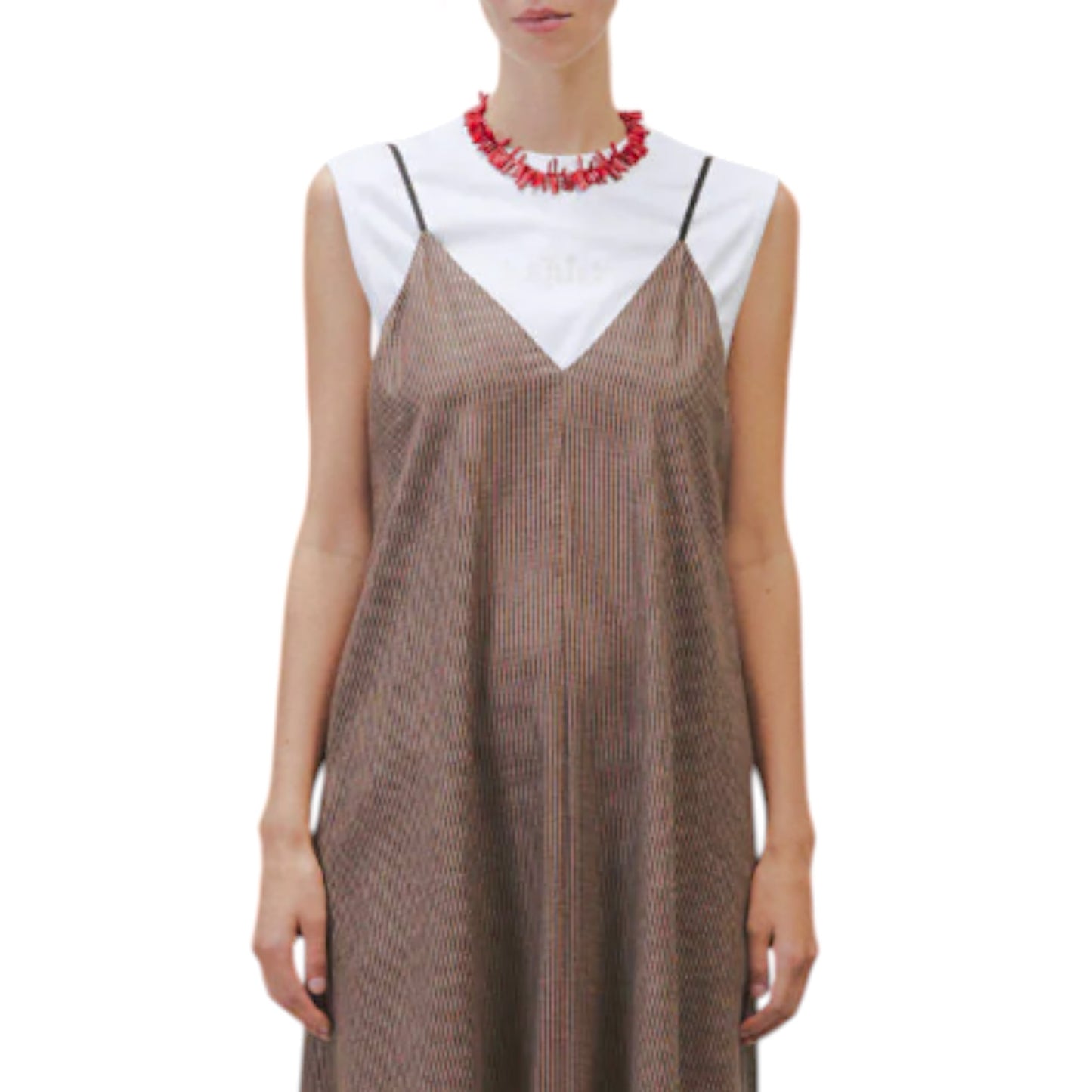 Fringe Coral Neck