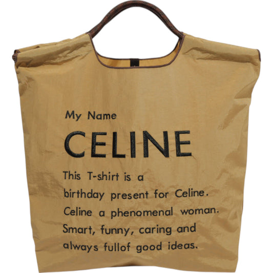 Essence of Celine: Personalized Message Lightweight Shopping Bag