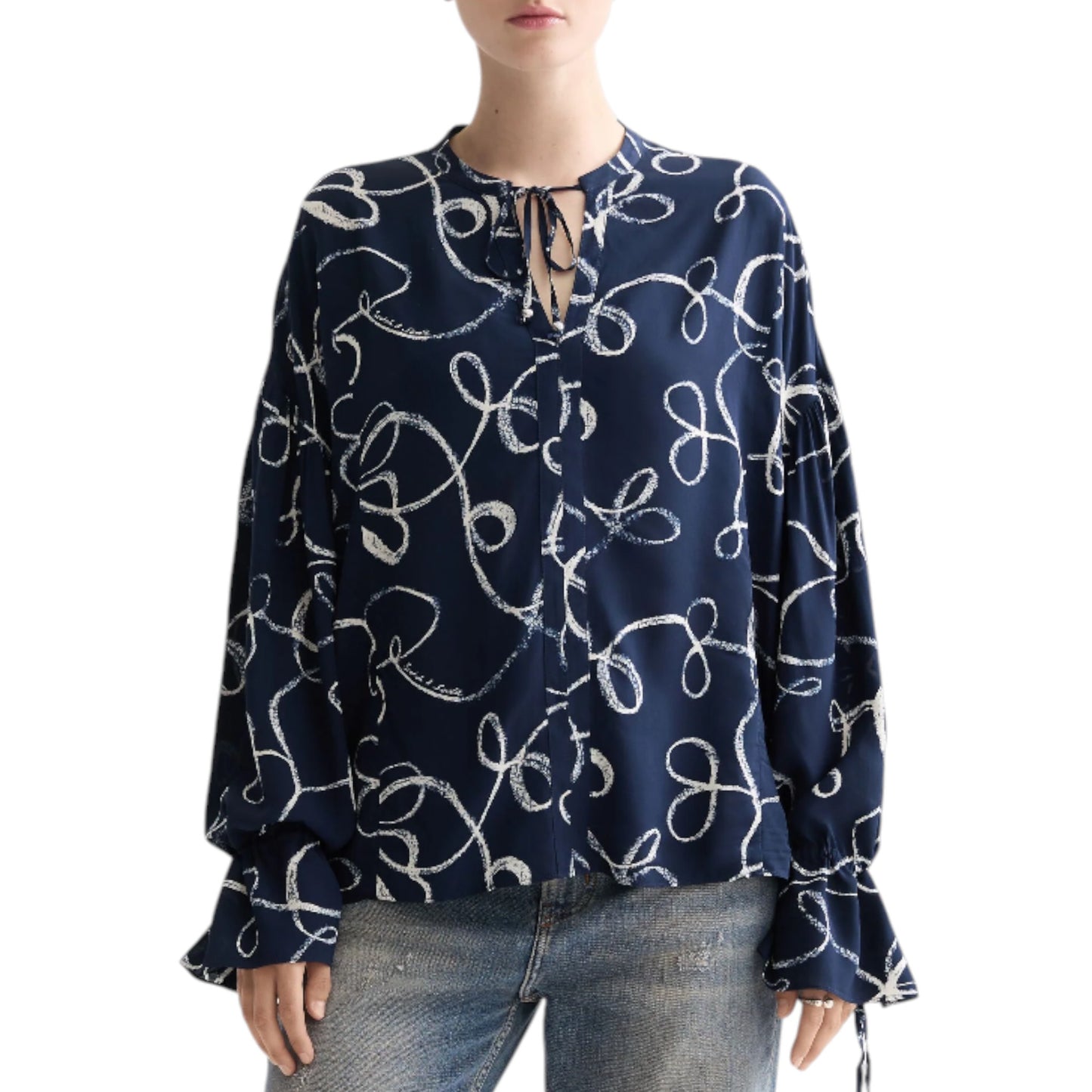 Drifting Lines Blouse