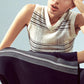 The Subtle Grid Vest