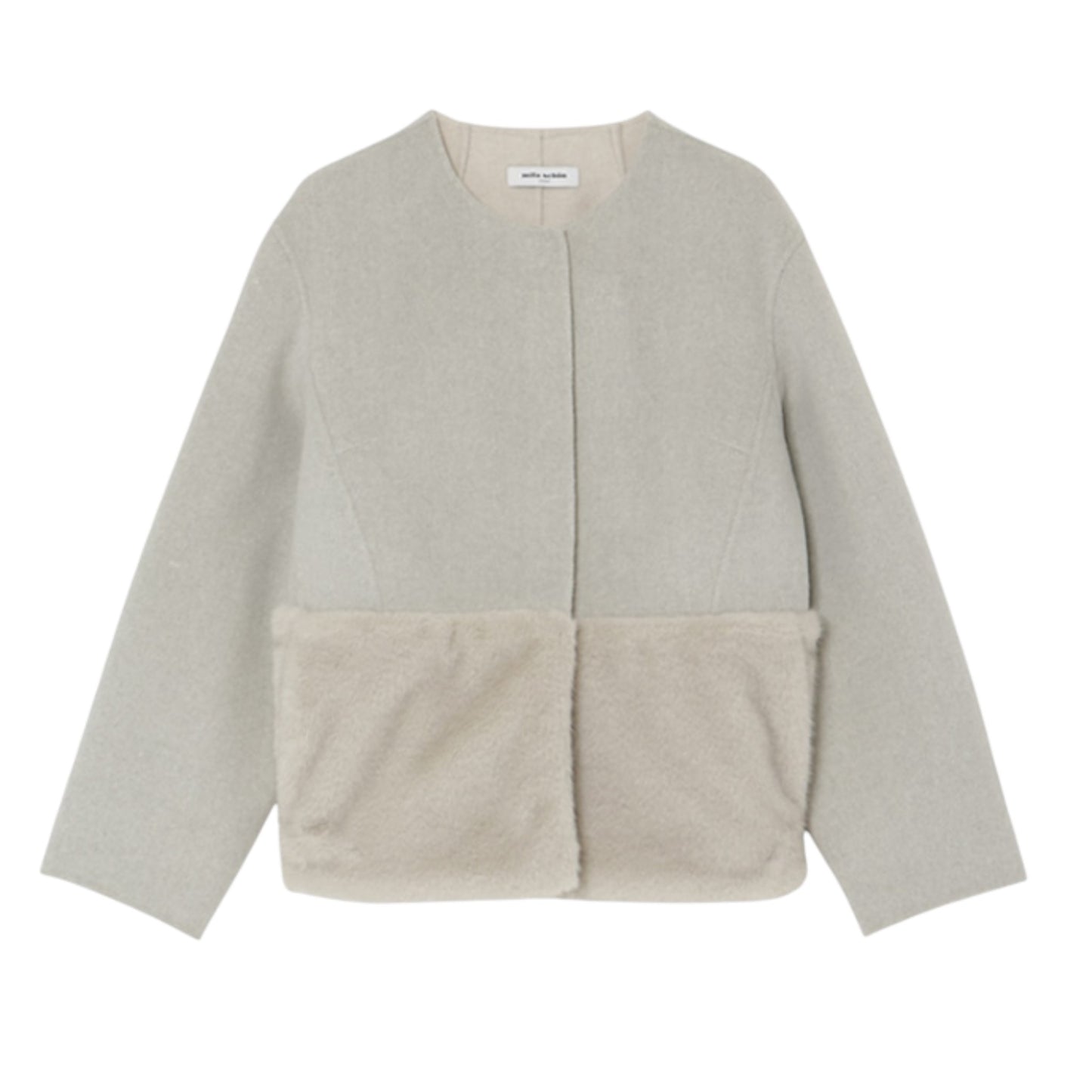 The Urban Shadow: A Mink-Trimmed Double-Face Blouson