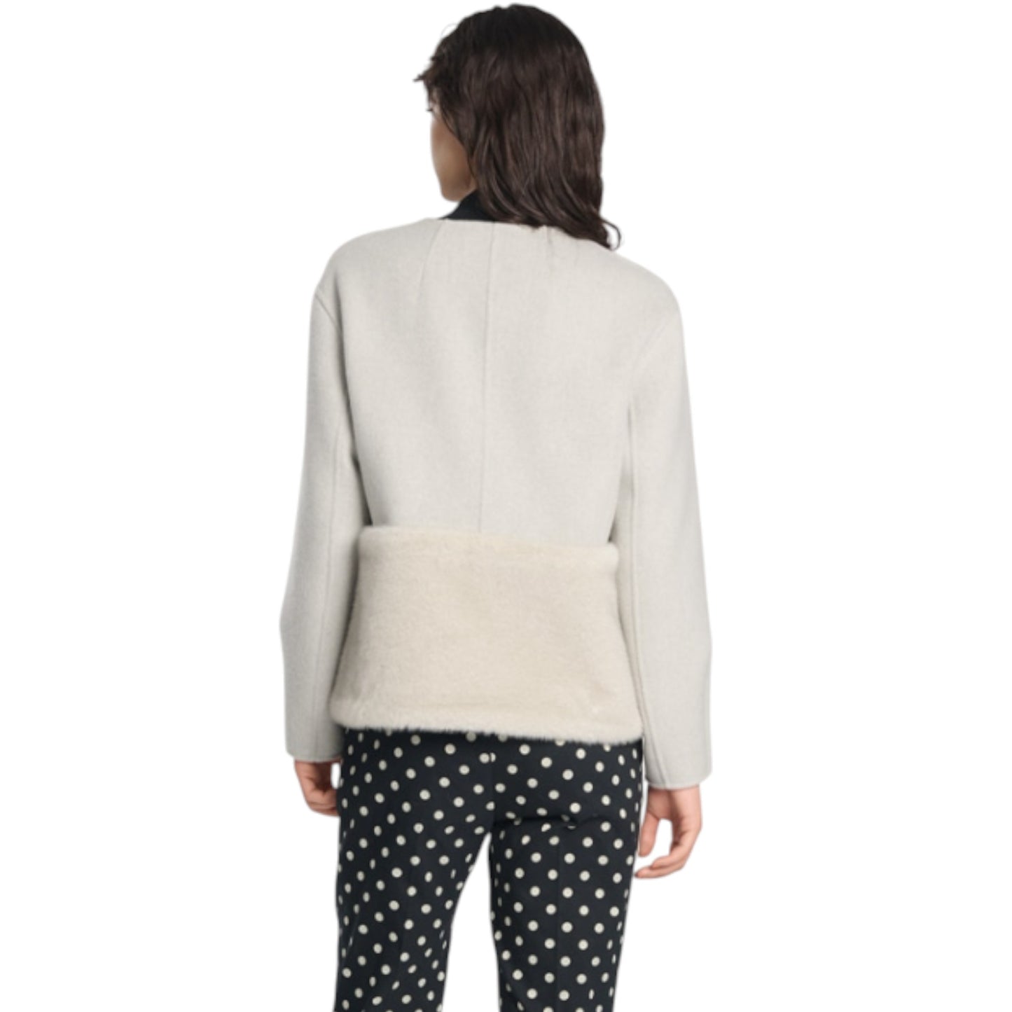 The Urban Shadow: A Mink-Trimmed Double-Face Blouson