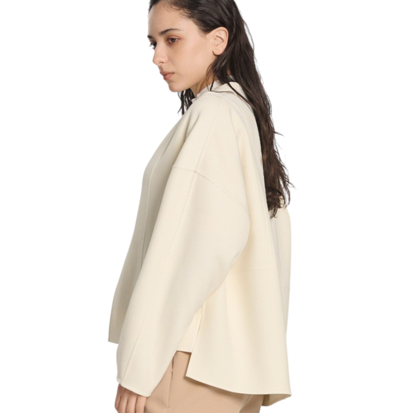 The Sculpted Ivory: Double-Face Wool Harmony