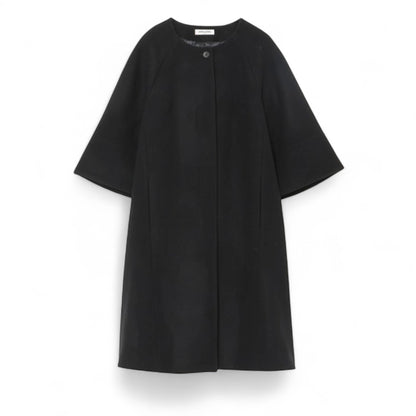 The Midnight Bloom: New England Wool in A-Line Form