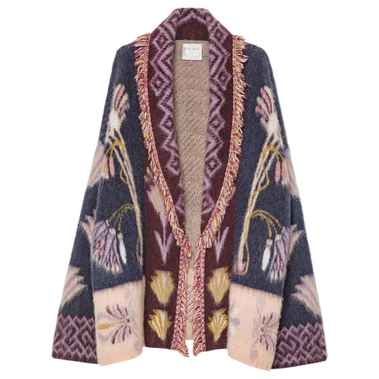 The Midnight Cocoon: Alpaca Dreams in Notte Blue