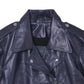 The Evolving Icon: Navy Lamb Leather Biker Jacket