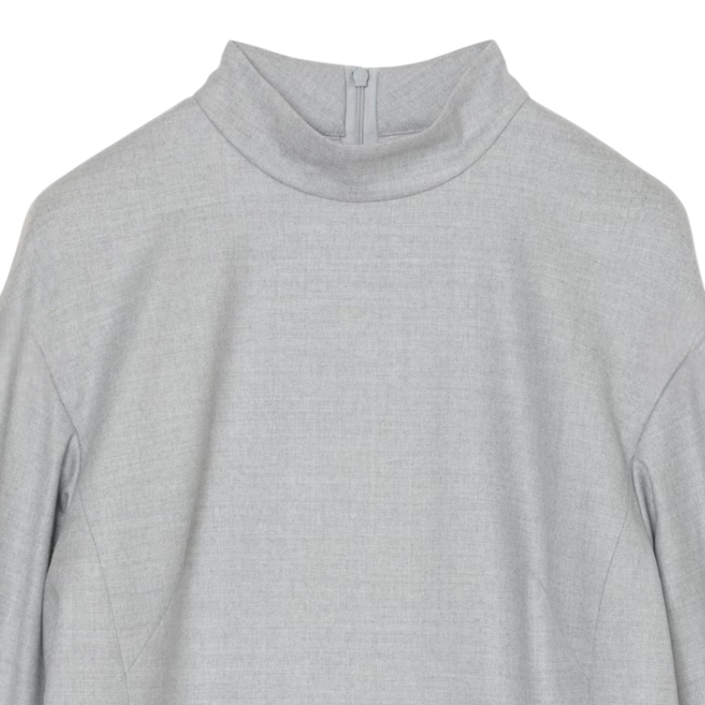 The Saxony Excellence: Structured Wool Midi Dress