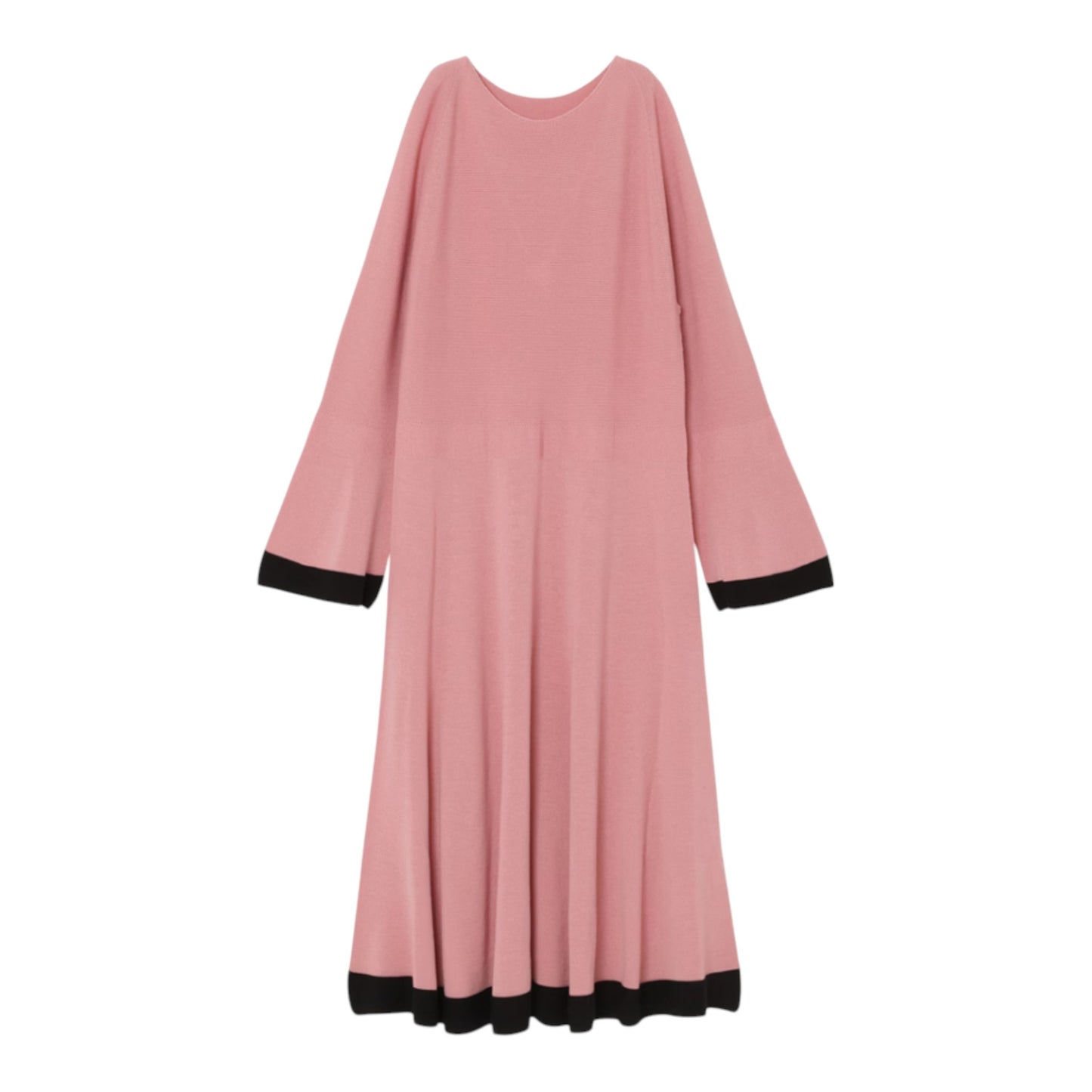 Modern Contrast: VICTORY Bicolor Knit Midi Dress