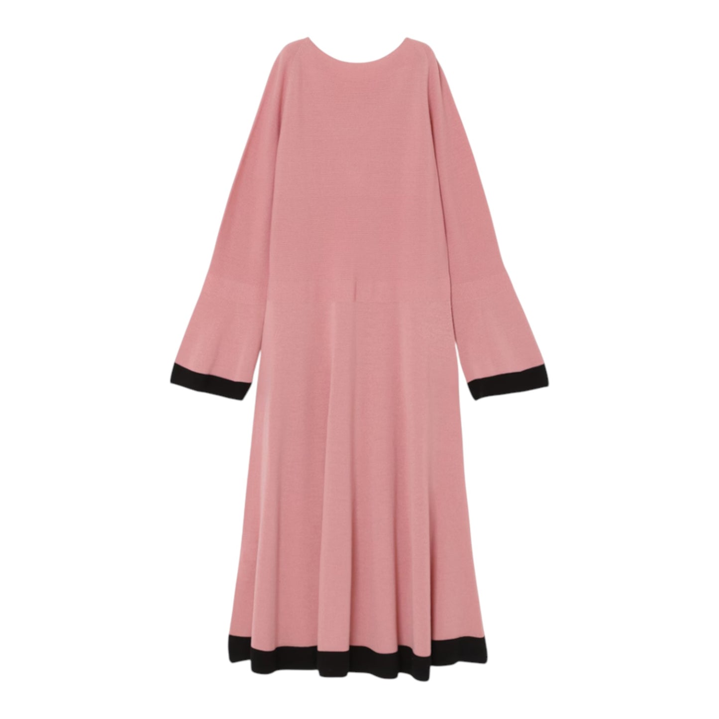 Modern Contrast: VICTORY Bicolor Knit Midi Dress