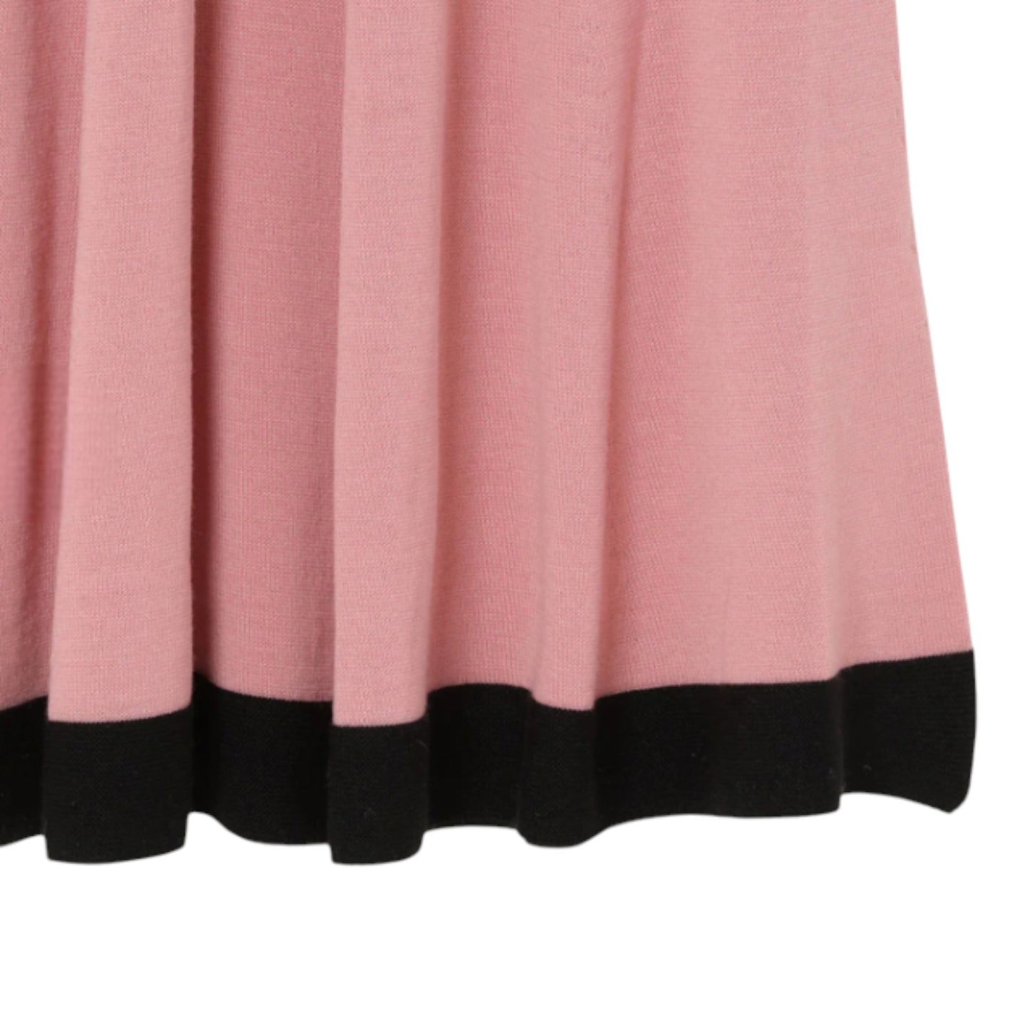 Modern Contrast: VICTORY Bicolor Knit Midi Dress