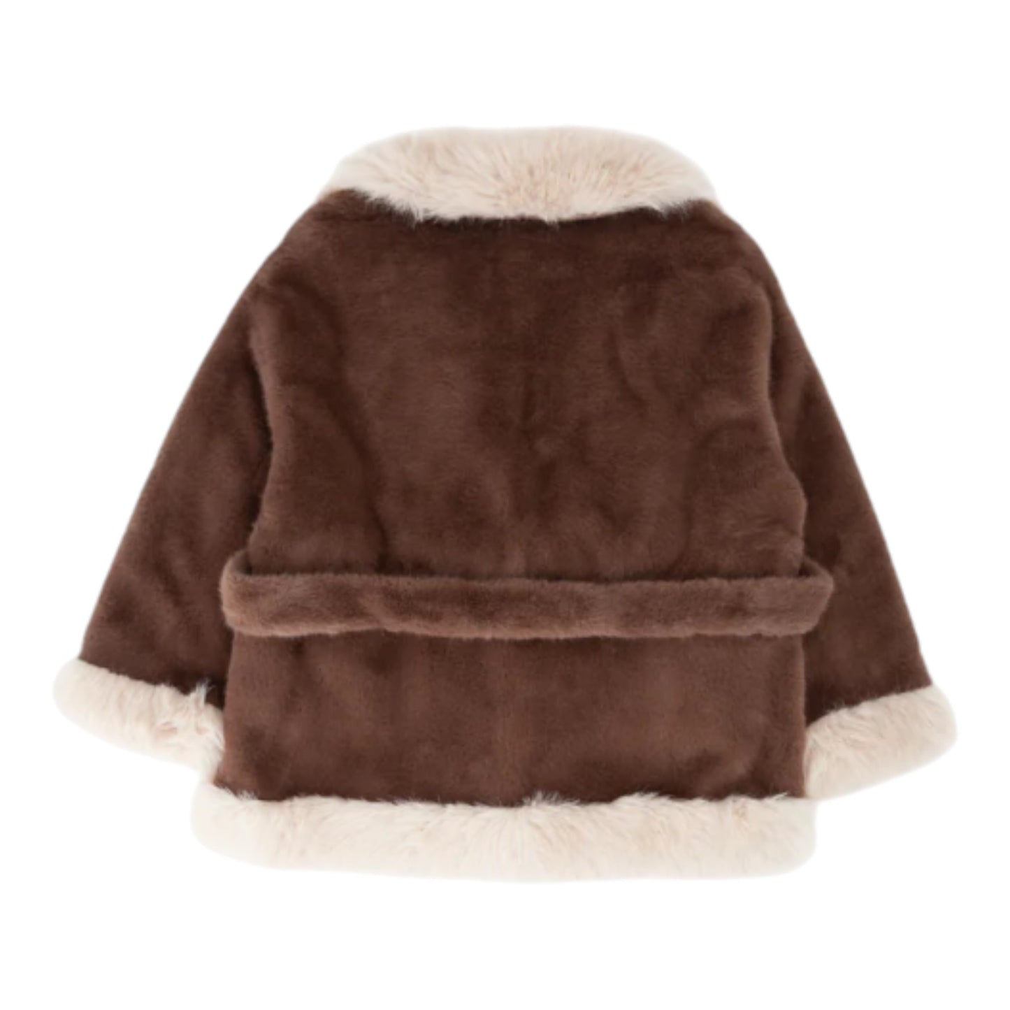 Venice Whispers: The Ethereal Ecofur Wrap Coat