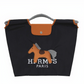 The Parisian Whisper: Embroidered Equestrian Tote