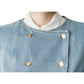Indigo Reverie: The Double-Breasted Denim Muse